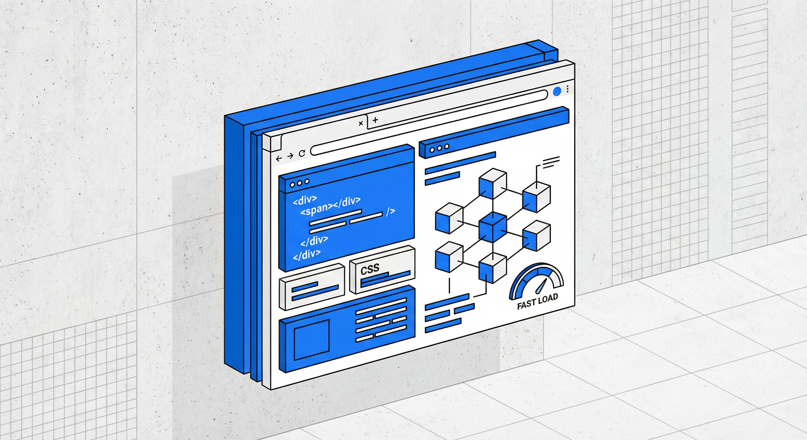 Web Development Illustration